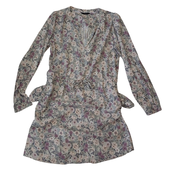 Denver Hayes Multicolor Floral Long Sleeve Dress - Picture 3 of 8